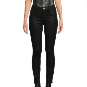 FRAME Le Skinny Coated Jeans